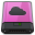 Pink iDisk B Icon 32x32 png